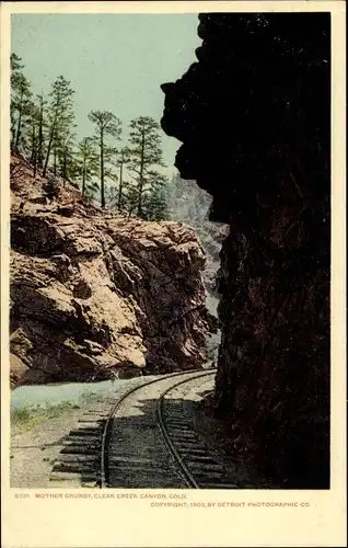 Ak Colorado USA, Clear Creek Canon, Mutter Grundy