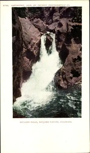 Ak Colorado USA, Boulder Canyon, Boulder Falls