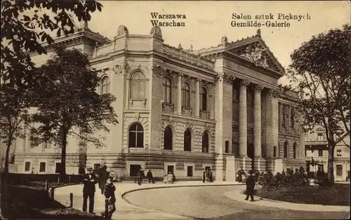 Ak Warszawa Warschau Polen, Gemälde-Galerie