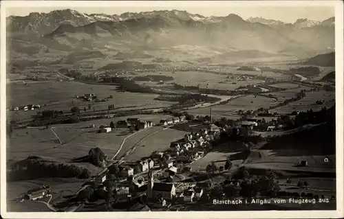 Ak Blaichach im Allgäu, Panorama, Fliegeraufnahme