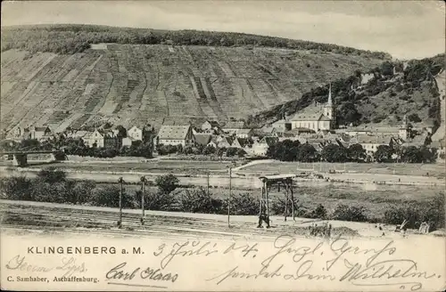Ak Klingenberg am Main Unterfranken, Panorama