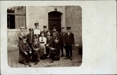 Foto Ak Nürnberg in Mittelfranken Bayern, Radfahrverein Concordia, Gruppenaufnahme