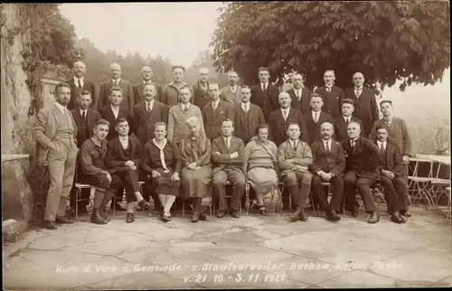 Foto Ak Buckow in der Märkischen Schweiz, Kur d. Vergb. d. Gemeinde- u. Staatsarbeiter, Weiße Taube