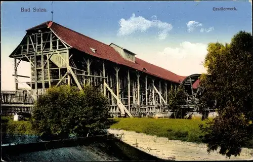 Ak Bad Sulza in Thüringen, Gradierwerk