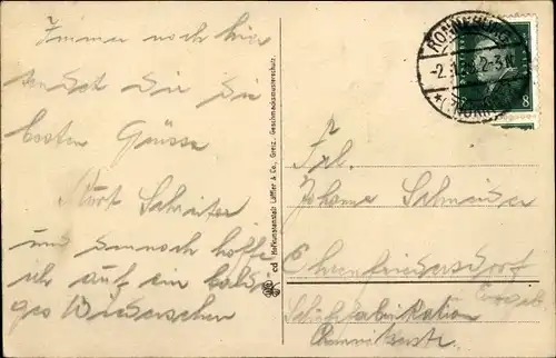 Ak Weida in Thüringen, Schloss, Kirche, Stadtansicht