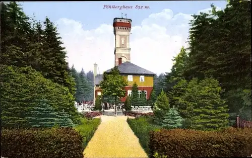 Ak Annaberg Buchholz Erzgebirge, Pöhlberg, Pöhlberghaus