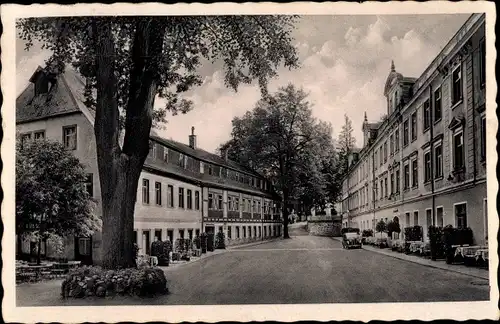 Ak Warmbad Wolkenstein in Sachsen, Kurhotel, Badehaus