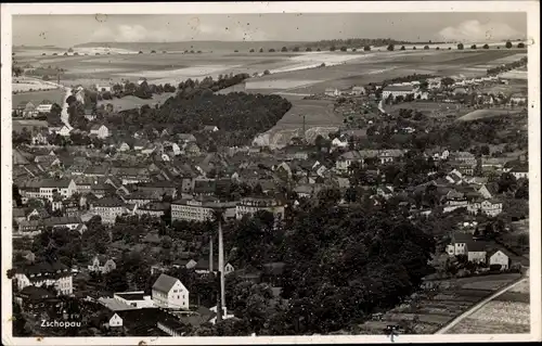 Ak Zschopau im Erzgebirge Sachsen, Panorama