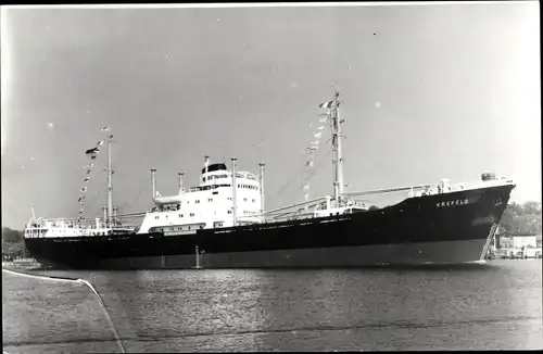 Foto Ak Frachtschiff Krefeld, HAPAG