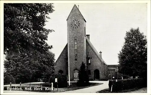 Ak Ugchelen Gelderland Niederlande, N. H. Kirche