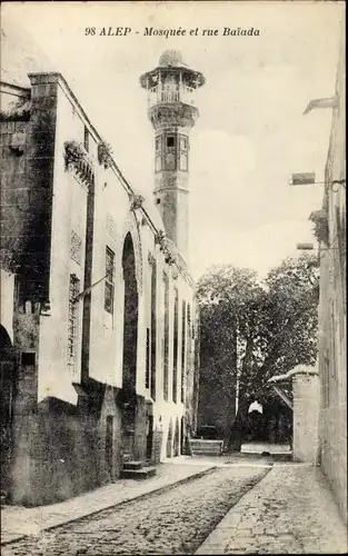 Ak Aleppo Syrien, Moschee, Baiada-Straße