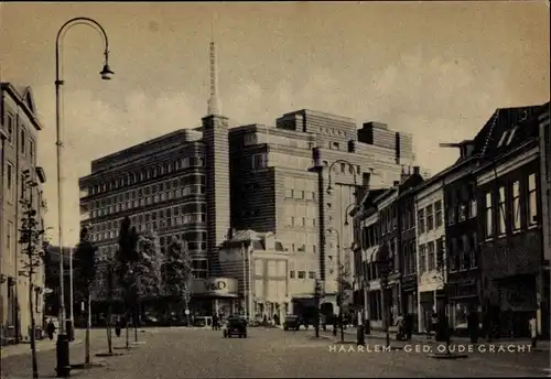 Ak Haarlem Nordholland Niederlande, Ged. Oudegracht