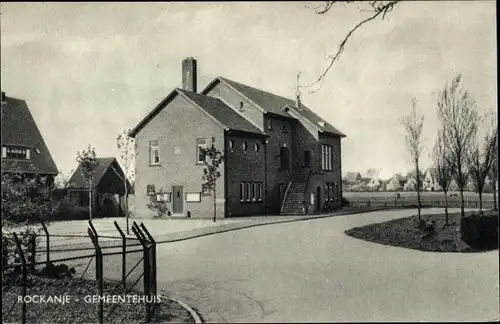 Ak Rockanje Südholland Niederlande, Gemeindehaus