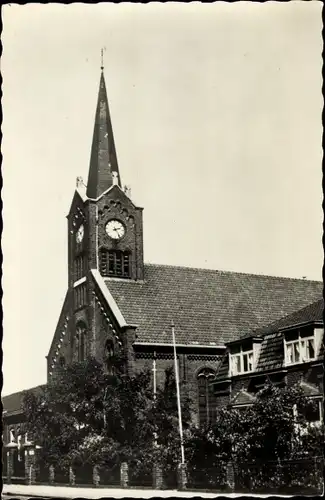 Ak Zeeland, Kralingscheveer, Geref. Kerk, Ijsselmondselaan