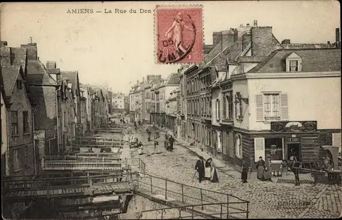 Ak Amiens Somme, La Rue du Don