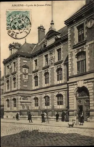 Ak Amiens-Somme, Oberschule für Mädchen