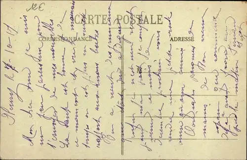 Ak Fleury sur Aire Meuse, Kirche