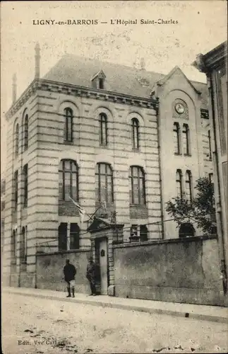 Ak Ligny en Barrois Meuse, Saint Charles Hospital