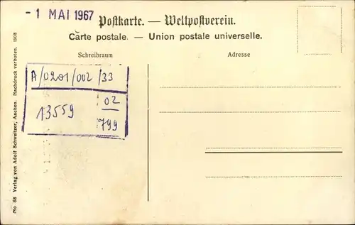 Ak Aachen in Nordrhein Westfalen, Aachener Wald, Aussichtsturm