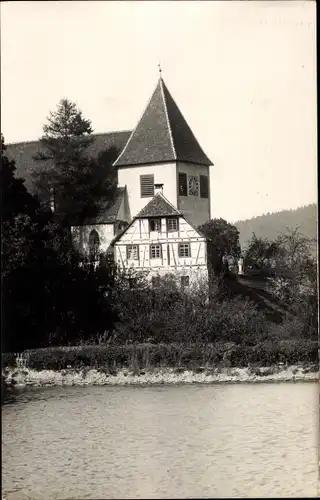 Ak Murrhardt in Württemberg, Teilansicht, Kirche