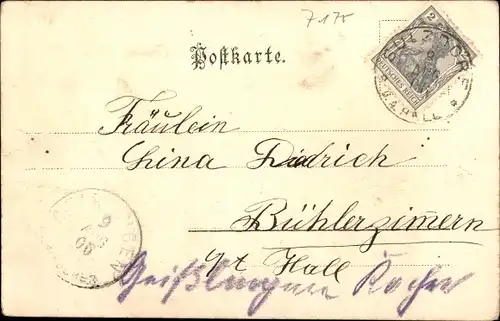 Ak Vellberg in Württemberg, Teilansicht