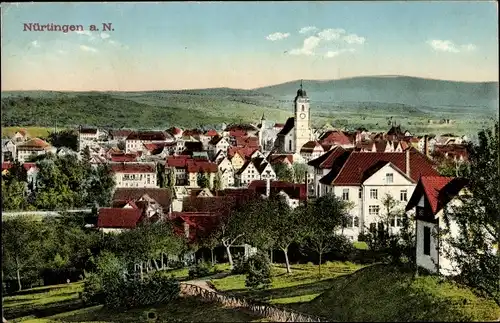 Ak Nürtingen im Kreis Esslingen, Blick auf Ortschaft und Umgebung