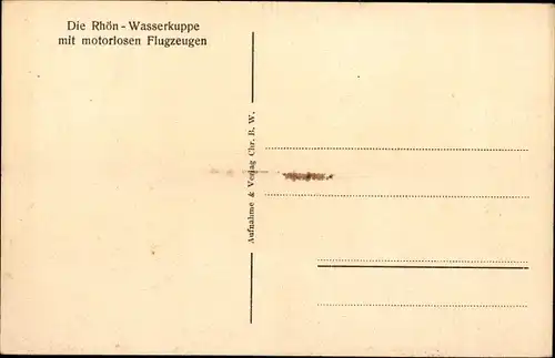 Ak Gersfeld in der Rhön Hessen, Wasserkuppe, Flugzeuge auf Flugplatz