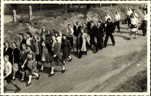 Foto Ak Friedrichsbrunn Thale im Harz, Sterntreffen 1949