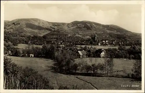 Ak Lauf in Baden Schwarzwald, Ortsansicht, Panorama