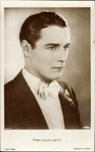 Ak Schauspieler Fred Louis Lerch, Portrait, Ross Verlag 4627/1