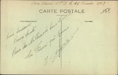 Ak Crépy in Valois Oise, Rue Hippolyte Clair