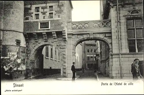 Ak Dinant Wallonie Namur, Rathaustor