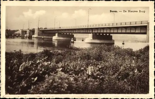 Ak Boom Flandern Antwerpen, Neue Brücke