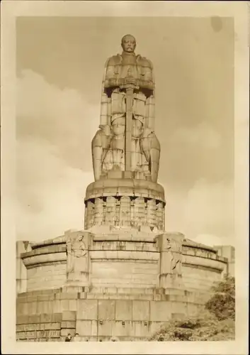 Ak Hamburg Mitte St. Pauli, Bismarck Denkmal