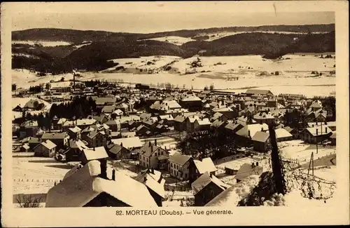 Ak Morteau Doubs, Gesamtansicht