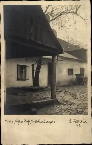 Foto Ak Wien 19, Alter Hof, Kahlenbergstraße