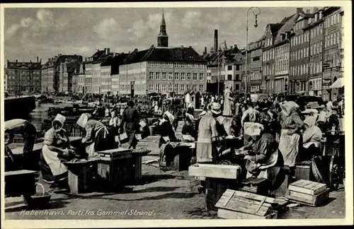 Ak København Kopenhagen Dänemark, Gammel Strand