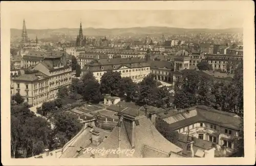 Ak Liberec Reichenberg in Böhmen?, Totalansicht