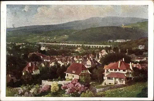 Ak Baden in Niederösterreich, Aquädukt, Totalansicht