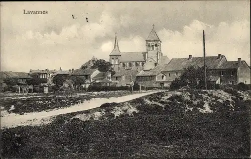 Ak Lavannes Marne, Stadtansicht