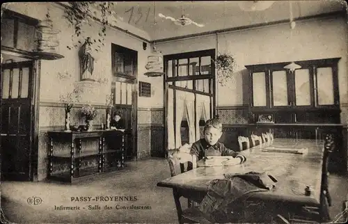Ak Froyennes Tournai Wallonien Hennegau, Pensionnat Passy Froyennes, Infirmerie