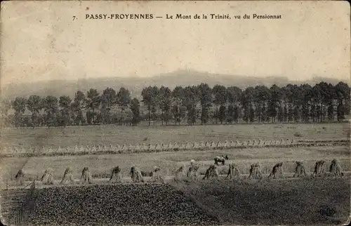 Ak Froyennes Tournai Wallonien Hennegau, Pensionnat Passy Froyennes, Mont de la Trinité