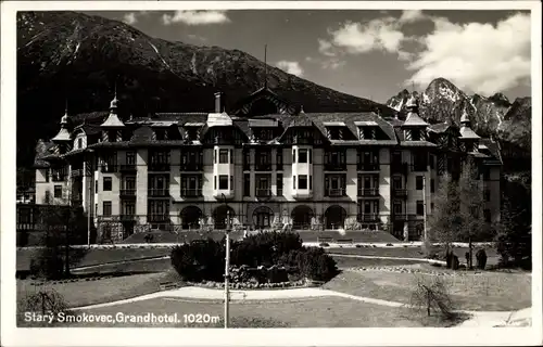 Ak Starý Smokovec Ótátrafüred Altschmecks Vysoké Tatry Hohe Tatra Slowakei, Grandhotel