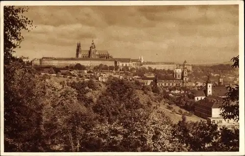 Ak Praha Prag Tschechien, Hradschin, Panorama