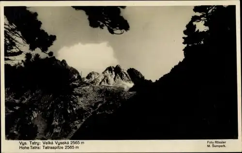 Ak Vysoké Tatry Hohe Tatra Slowakei, Tatraspitze