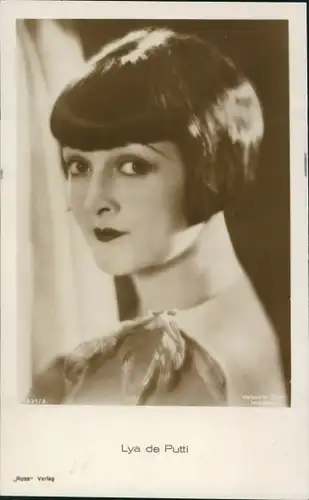 Ak Schauspielerin Lya de Putti, Portrait