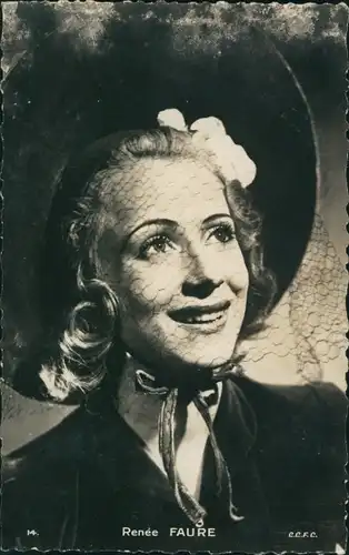 Ak Schauspielerin Renee Faure, Portrait
