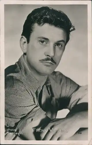 Ak Schauspieler Frank Villars, Portrait