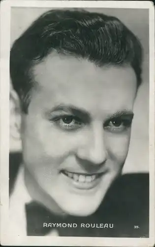 Ak Schauspieler Raymond Rouleau, Portrait