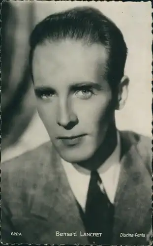 Ak Schauspieler Bernard Lancret, Portrait